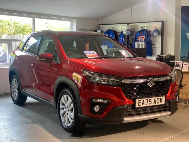 Suzuki S-Cross 1.4 Boosterjet 48V Hybrid Motion 5dr Hatchback Petrol Red