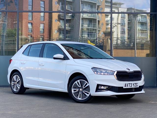 Skoda Fabia 1.0 TSI 110 SE L 5dr Hatchback Petrol White