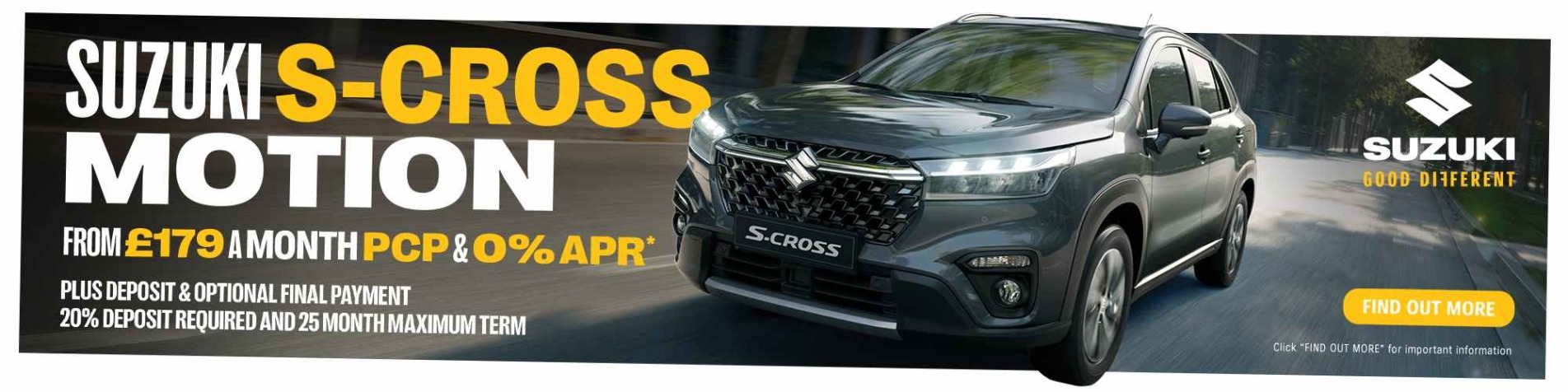 NEW SUZUKI S CROSS WEB BANNERS Q4
