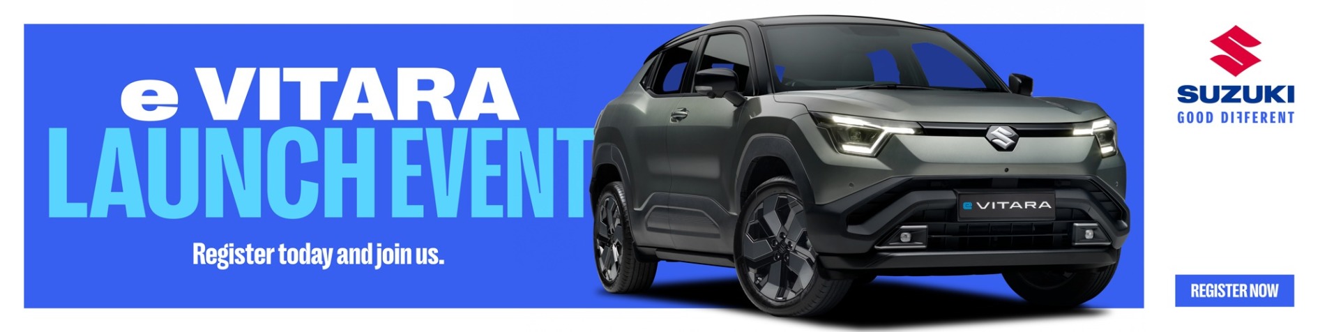 E Vitara Launch Banner