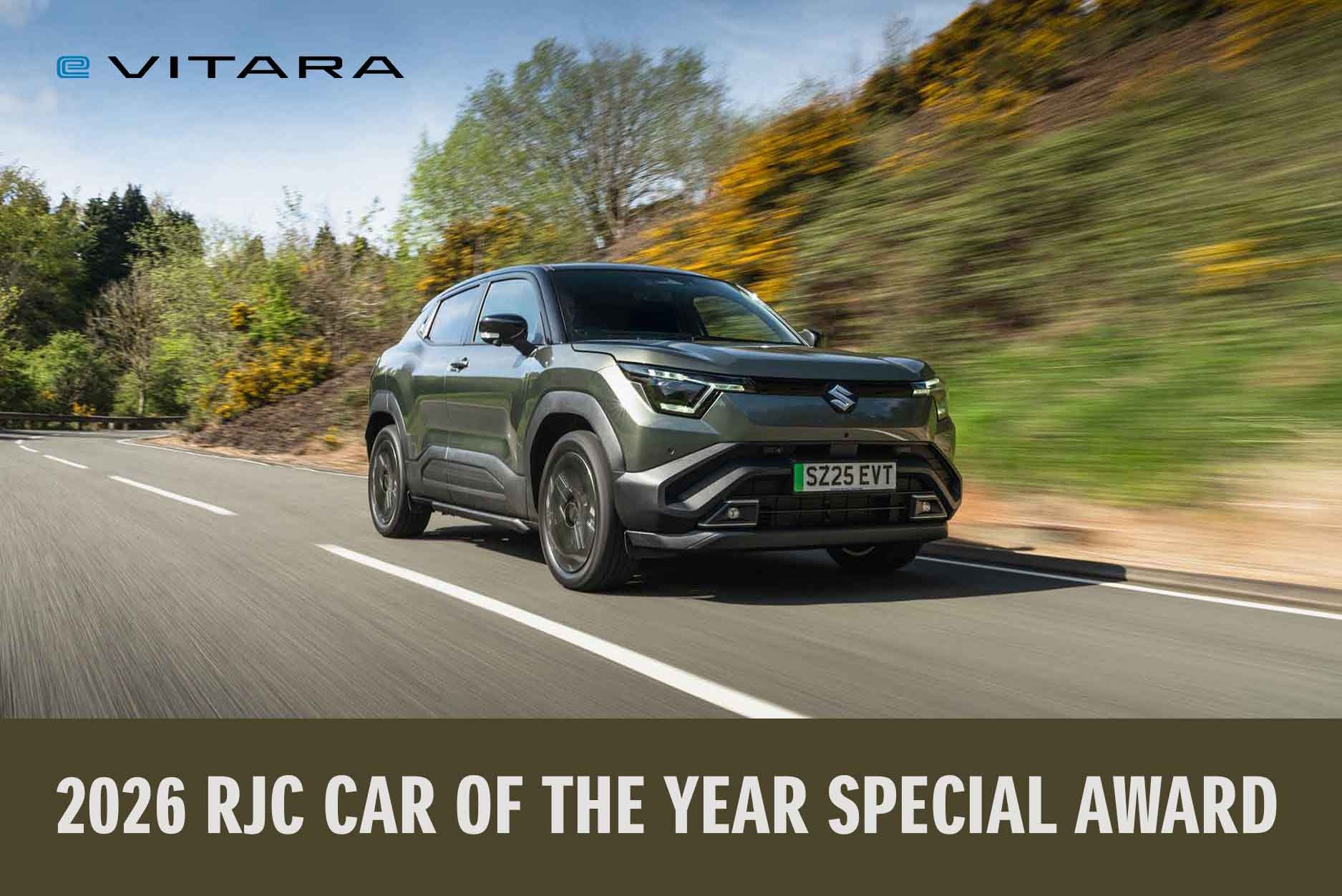 Battery EV e VITARA wins 2026 RJC Car of the Year Special Award