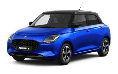 New Suzuki Swift - Frontier Blue and Mineral Black