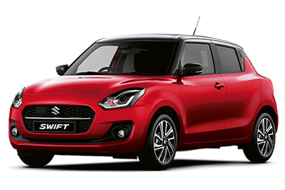 Suzuki Swift - Available In Burning Red Metallic/Super Black